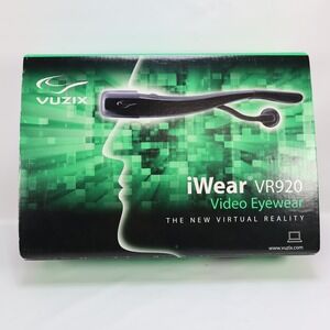 Vuzix iWear VR920 Virtual Reality Gaming Eyewear PC VR Glasses RARE USA Made‎